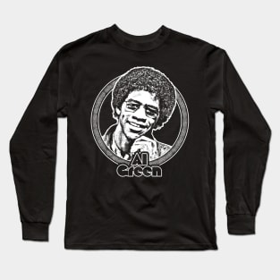 Al Green // Retro 70s Style Fan Design Long Sleeve T-Shirt